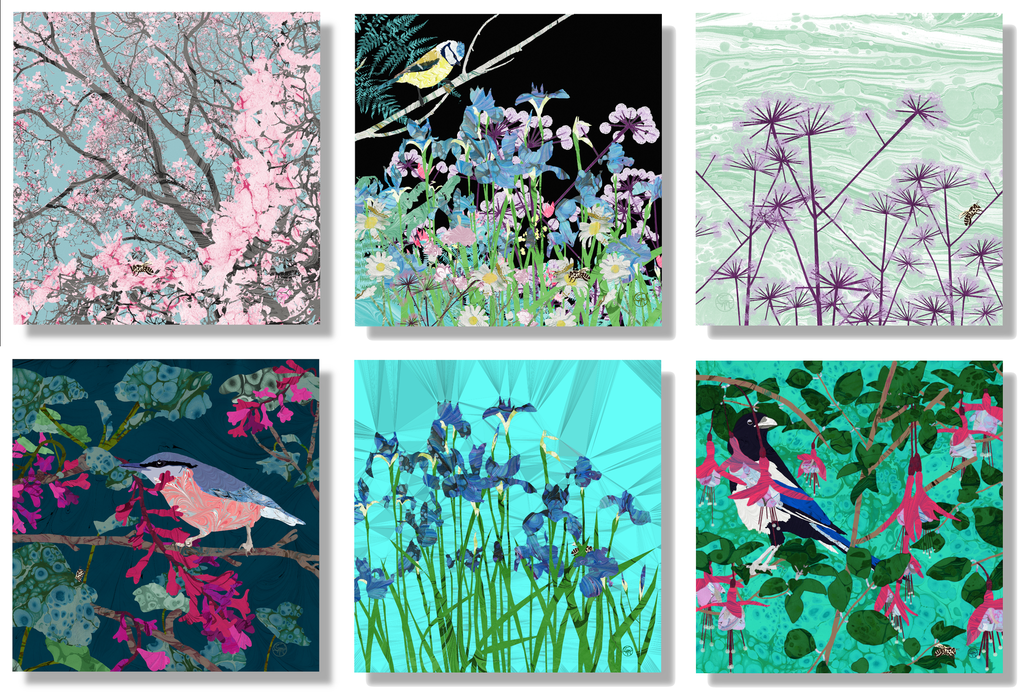 [GC007] The Birds and the Bees Greeting Card Collection